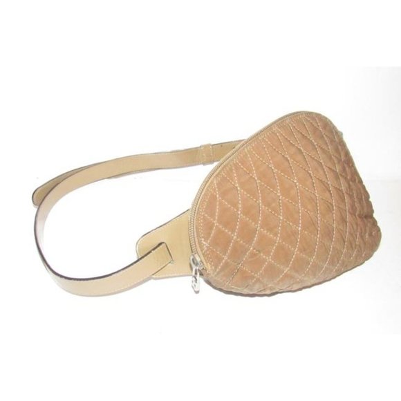 Bally Tangold Leather Chrome Belt Bag Fanny Pack Designer Wallet - Picture 8 of 11